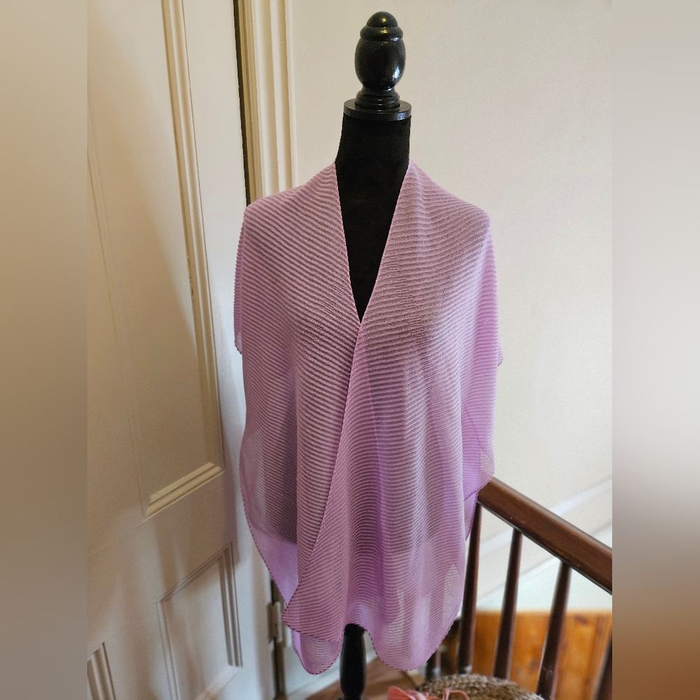 Lavender Cotton Kimono by Adrienne Vittadini